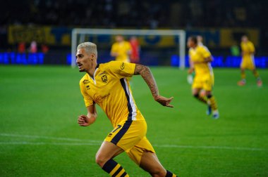 Kharkiv, Ukrayna - 05 Eylül 2020: Derek Ukrayna Metalisti Profesyonel Futbol Ligi 'nin 1925 - Niva Ternopil