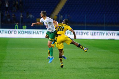 Kharkiv, Ukrayna - 05 Eylül 2020: Lukas Ventura Ukrayna Metal Ligi Profesyonel Futbol Ligi - Niva Ternopil