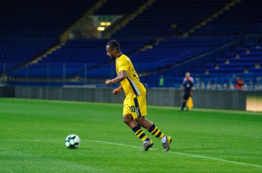 Kharkiv, Ukrayna - 05 Eylül 2020: Lukas Ventura Ukrayna Metal Ligi Profesyonel Futbol Ligi - Niva Ternopil