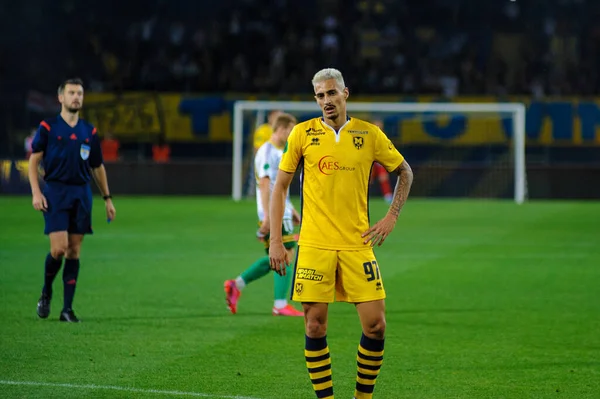 Kharkiv, Ukrayna - 05 Eylül 2020: Derek Ukrayna Metalisti Profesyonel Futbol Ligi 'nin 1925 - Niva Ternopil