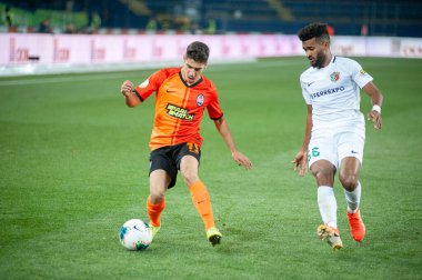 Kharkiv, Ukrayna - 27 Eylül 2019: UPL Shakhtar Vorskla maçında Manor Solomon