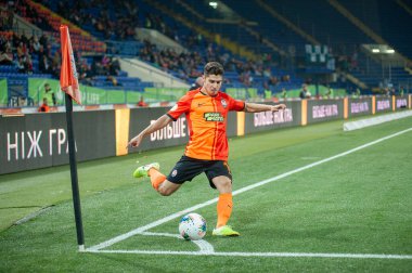 Kharkiv, Ukrayna - 27 Eylül 2019: UPL Shakhtar Vorskla maçında Manor Solomon