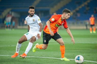 Kharkiv, Ukrayna - 27 Eylül 2019: UPL Shakhtar Vorskla maçında Manor Solomon