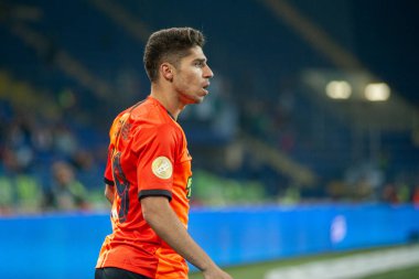 Kharkiv, Ukrayna - 27 Eylül 2019: UPL Shakhtar Vorskla maçında Manor Solomon