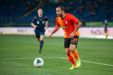 Kharkiv, Ukrayna - 27 Eylül 2019: UPL Shakhtar Vorskla maçında