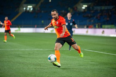 Kharkiv, Ukrayna - 27 Eylül 2019: UPL Shakhtar Vorskla maçında