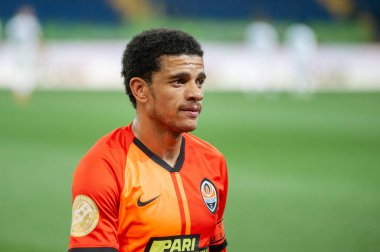 Kharkiv, Ukrayna - 27 Eylül 2019: UPL Shakhtar Vorskla maçında alay