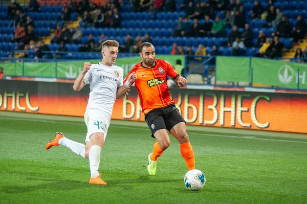 Kharkiv, Ukrayna - 27 Eylül 2019: UPL Shakhtar Vorskla maçında