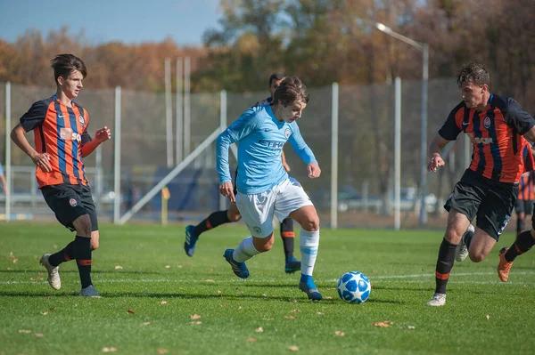 Kharkiv Ucrania Octubre 2018 Adrian Bernabe Durante Partido Liga Campeones — Foto de Stock