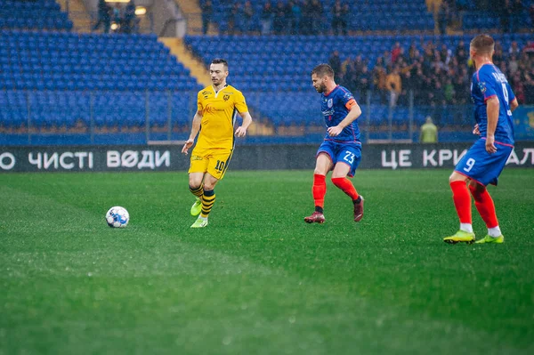 Kharkiv Ukrajna Október 2019 Match Ukraine Profesional League Metallist 1925 — Stock Fotó