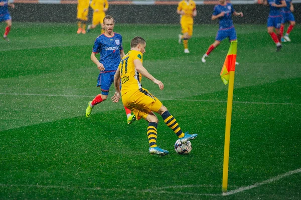 Kharkiv Ucrania Octubre 2019 Partido Liga Profesional Ucrania Metallist 1925 —  Fotos de Stock