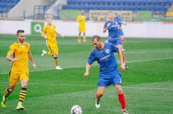 ハリコフ ウクライナ 10月5 2019 ウクライナのプロリーグの金属主義の一致1925 Mykolaiv 雨の日 — ストック写真