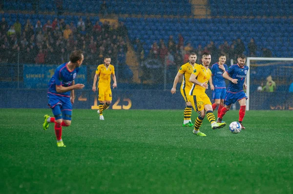 Kharkiv Ucrania Octubre 2019 Partido Liga Profesional Ucrania Metallist 1925 —  Fotos de Stock