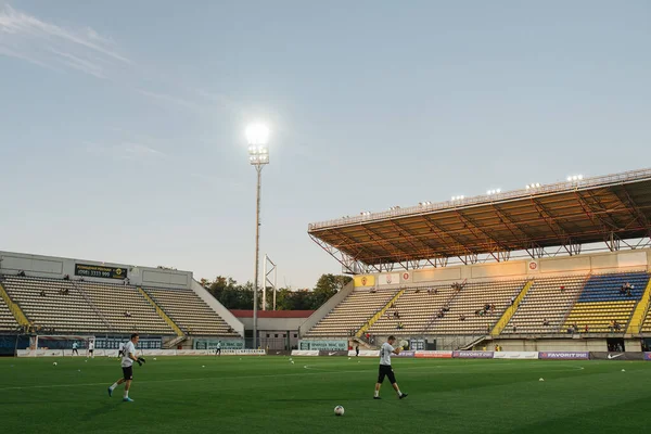 Zaporizhia Ukraine August 2019 General View Stadium Slavutych Arena Uefa — Stock Photo, Image