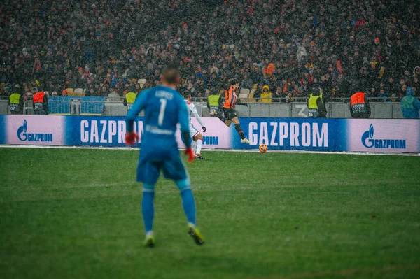 Kiev Ukraine Décembre 2018 Anthony Lopes Célèbre Lors Match Uefa — Photo