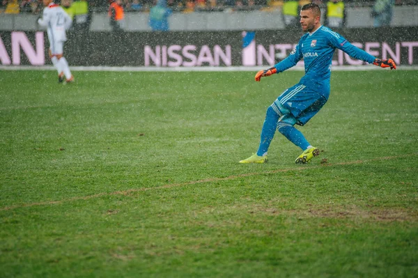 Kiev Ukraine December 2018 Anthony Lopes Celebrate Uefa Champions League — Stock Photo, Image