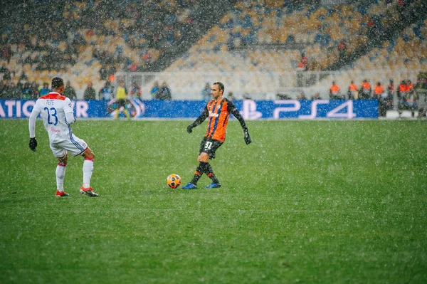 Kyjev Ukrajina Prosince 2018 Ismaily Obránce Shakhtar Během Utkání Ligy — Stock fotografie