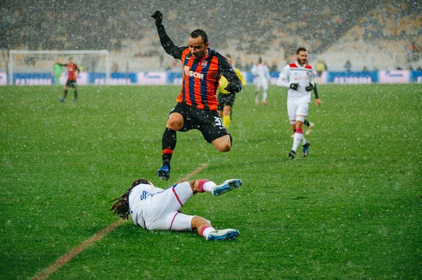 Kiev Ucrânia Dezembro 2018 Ismaily Defensora Shakhtar Durante Jogo Liga — Fotografia de Stock