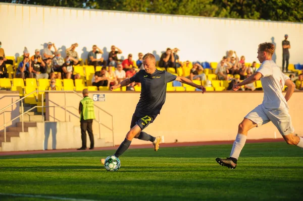 Kharkiv Ucrânia Setembro 2020 Jogo Futebol Liga Profissional Ucrânia Metal — Fotografia de Stock