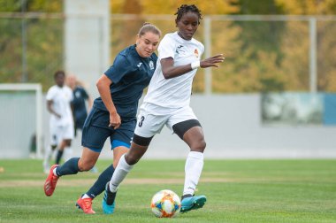 KHARKIV, UKRAINE - 30 Eylül 2020: Ukrayna Kadınlar Kupası 2020 Zhitlobud-2 - Voshod