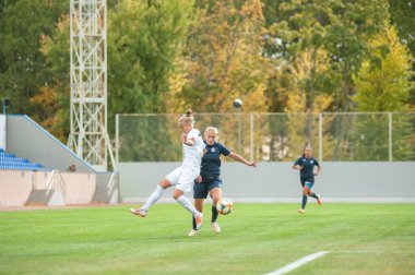 KHARKIV, UKRAINE - 30 Eylül 2020: Ukrayna Kadınlar Kupası 2020 Zhitlobud-2 - Voshod