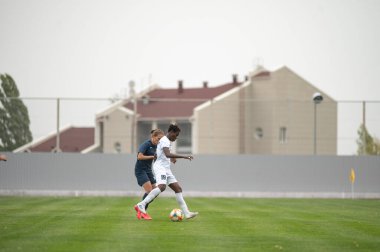 KHARKIV, UKRAINE - 30 Eylül 2020: Ukrayna Kadınlar Kupası 2020 Zhitlobud-2 - Voshod