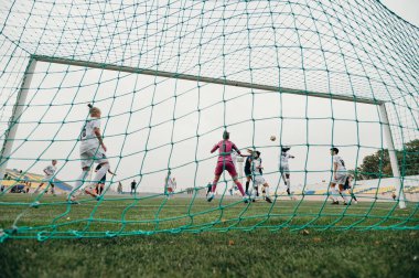 KHARKIV, UKRAINE - 30 Eylül 2020: Ukrayna Kadınlar Kupası 2020 Zhitlobud-2 - Voshod