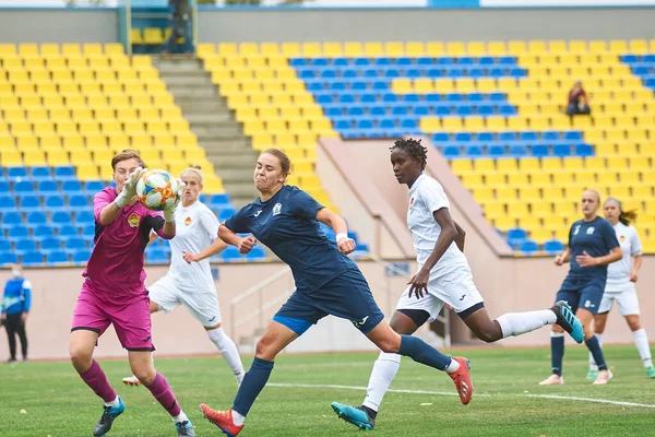 Kharkiv Ucraina Settembre 2020 Ultima Partita Calcio Dell Ucraina Women — Foto Stock