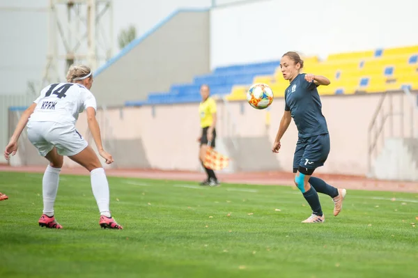 Kharkiv Ucrânia Setembro 2020 Último Jogo Futebol Ucrânia Copa Mulher — Fotografia de Stock