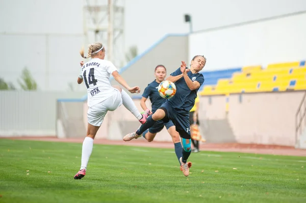 Kharkiv Ucrânia Setembro 2020 Último Jogo Futebol Ucrânia Copa Mulher — Fotografia de Stock