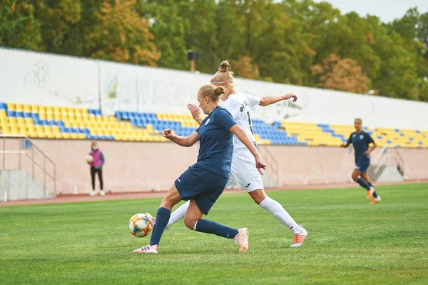 Kharkiv Ucrania Septiembre 2020 Último Partido Fútbol Ucrania Copa Femenina —  Fotos de Stock