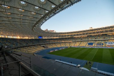 KYIV, UKRAINE - SEPTEMBER 15, 2020: UEFA Şampiyonlar Ligi 2020 FC Dinamo Kyiv - AZ Alkmaar