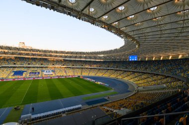 KYIV, UKRAINE - SEPTEMBER 15, 2020: UEFA Şampiyonlar Ligi 2020 FC Dinamo Kyiv - AZ Alkmaar