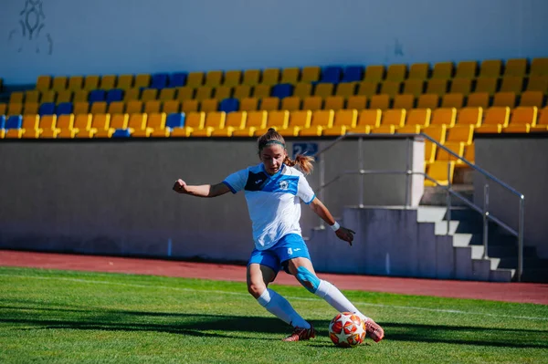 Kharkiv Ucrania Septiembre 2020 Partido Fútbol Liga Profesional Femenina Ucrania — Foto de Stock