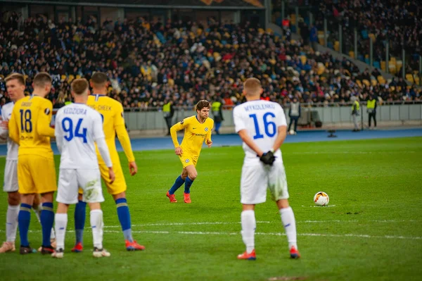 Kijev Ukraine 2019 Március Marcos Alonso Dynamo Kiev Ukrajna Chelsea — Stock Fotó