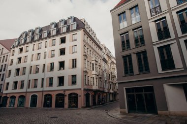 Dresden, Almanya - 13 Mart 2020: eski bina