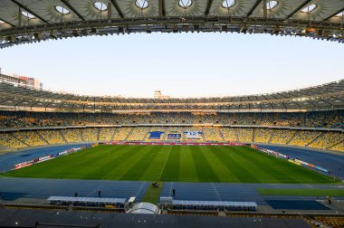 KYIV, UKRAINE - SEPTEMBER 15, 2020: UEFA Şampiyonlar Ligi 2020 FC Dinamo Kyiv - AZ Alkmaar