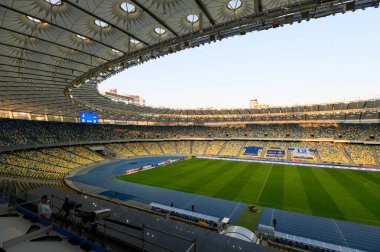 KYIV, UKRAINE - SEPTEMBER 15, 2020: UEFA Şampiyonlar Ligi 2020 FC Dinamo Kyiv - AZ Alkmaar