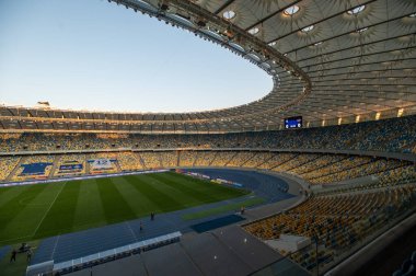 KYIV, UKRAINE - SEPTEMBER 15, 2020: UEFA Şampiyonlar Ligi 2020 FC Dinamo Kyiv - AZ Alkmaar