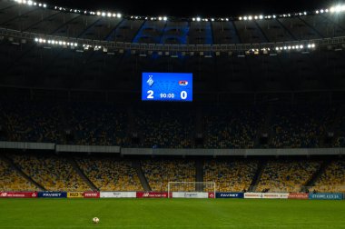 KYIV, UKRAINE - SEPTEMBER 15, 2020: UEFA Şampiyonlar Ligi 2020 FC Dinamo Kyiv - AZ Alkmaar