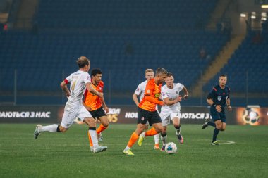 KHARKIV, UKRAINE - 18 Ekim 2019: Olimpiyat Milli Futbol Takımı UPL Shakhtar - Kolos. 
