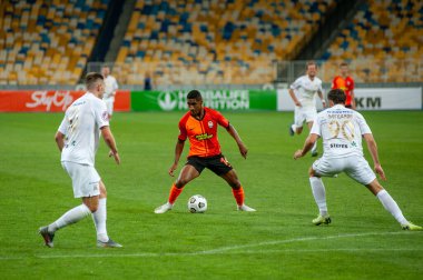 KYIV, UKRAINE - 21 AĞUSTOS 2020: UPL Shakhtar - Olimpiyat Milli Futbol Takımı 'nda Kolos. 