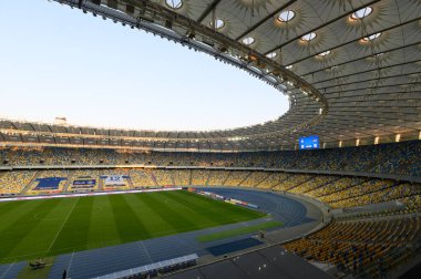 KYIV, UKRAINE - SEPTEMBER 15, 2020: UEFA Şampiyonlar Ligi 2020 FC Dinamo Kyiv - AZ Alkmaar