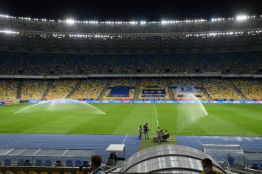 KYIV, UKRAINE - SEPTEMBER 15, 2020: UEFA Şampiyonlar Ligi 2020 FC Dinamo Kyiv - AZ Alkmaar