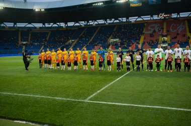 Kharkiv, Ukrayna - 11 Mayıs 2019: Ukrayna Premier Ligi Shakhtar Donetsk - Oleksandria
