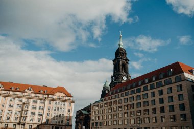 DRESDEN, Almanya - 13 Mart 2020: Altmarkt