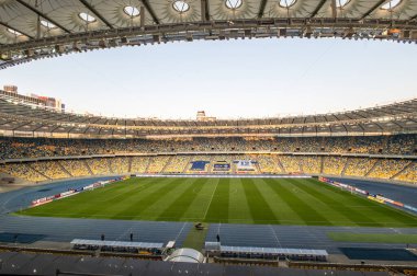 KYIV, UKRAINE - SEPTEMBER 15, 2020: UEFA Şampiyonlar Ligi 2020 FC Dinamo Kyiv - AZ Alkmaar