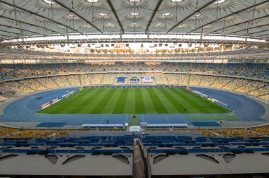 KYIV, UKRAINE - SEPTEMBER 15, 2020: UEFA Şampiyonlar Ligi 2020 FC Dinamo Kyiv - AZ Alkmaar