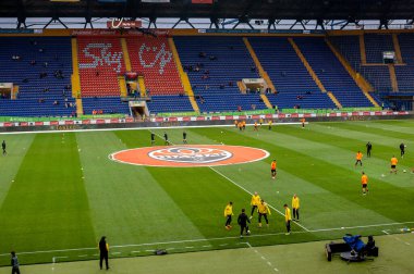 Kharkiv, Ukrayna - 11 Mayıs 2019: Ukrayna Premier Ligi Shakhtar Donetsk - Oleksandria