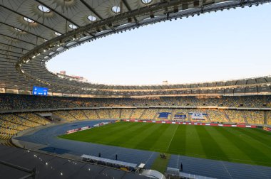 KYIV, UKRAINE - SEPTEMBER 15, 2020: UEFA Şampiyonlar Ligi 2020 FC Dinamo Kyiv - AZ Alkmaar